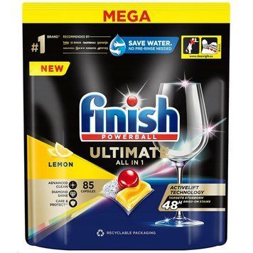 Таблетки для посудомийної машини Finish Ultimate Allin1 Lemon, 85 шт. 00000002451 фото