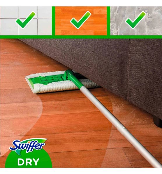 Змінні сухі серветки для швабри Swiffer DRY, Для сухого підмітання, 36 шт. 90394596 S338 фото