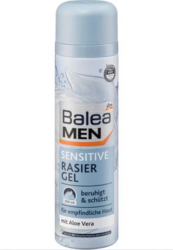 Гель для гоління Balea MEN Sensitive, Для чутливої шкіри, 200 ml 00000000849 фото