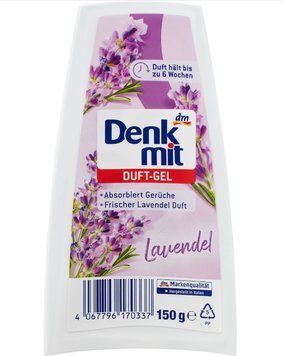 Освіжувач повітря гелевий Denkmit, Лавандовий аромат, 150 g 00000002786 фото