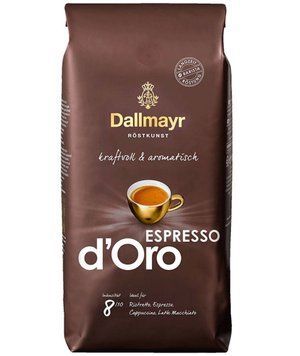 Кава в зернах Dallmayr d&rsquo;Oro Espresso, Купаж арабіка/робуста, 1000 g 223865 фото