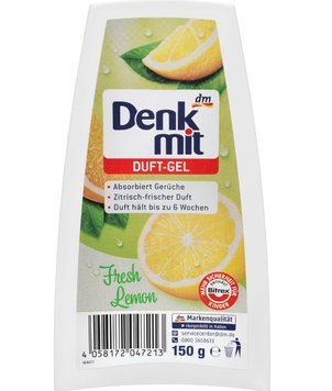 Освіжувач повітря гелевий Denkmit Lemon, Лимонний аромат, 150 g 00000001789 фото