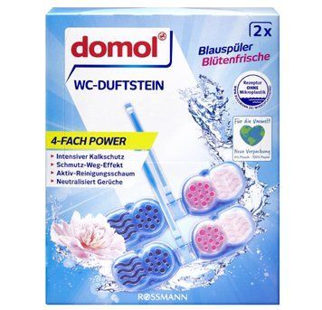 Туалетний блок domol 4-fact Power Bl&uuml;tenfrische, 2 шт. 00000002285 фото