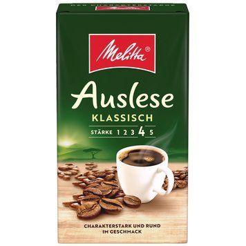 Кава мелена Melitta Auslese Klassisch, Купаж арабіка/робуста, 500 g 00000002685 фото