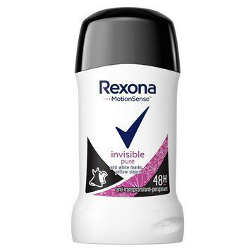 Антиперспірант-стік Rexona invisible pure, 40 ml 00000002635 фото