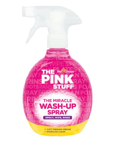 Засіб для миття посуду та чищення всіх поверхонь від жиру The Pink Stuff Wash-Up Spray, 500мл. 00000002037 фото