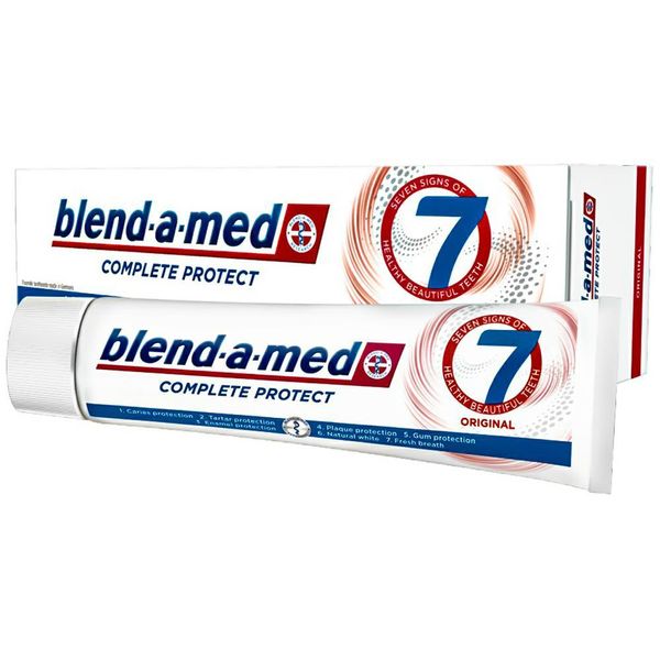 Зубна паста Blend-A-Med Complete Protect 7 Original, 75 ml 313602880 фото