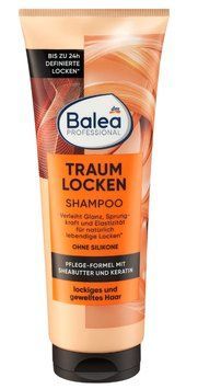 Шампунь Balea Traumlocken, Для кучерявого і хвилястого волосся, З кератином та маслом Ши, 250ml 2343503 фото