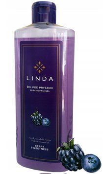Гель для душу Linda, Солодкі ягоди, 400 ml 00000003135 фото