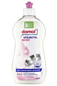 Засіб для ручного миття посуду domol Balsam, Ніжний для чутливої шкіри, 500 ml 00000002587 фото