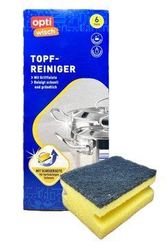 Губки Opti Wisch Topf-reiniger, Кухонні, 6 шт. 00000002139 фото