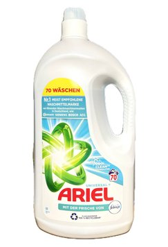 Гель для прання ARIEL Universal+, Універсальний, 70 прань, 3500 ml. 00000002036 фото