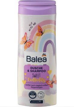Шампунь та гель для душу Balea 2in1 Sweet Butterfly, Для дітей, 300 ml 00000001006 фото