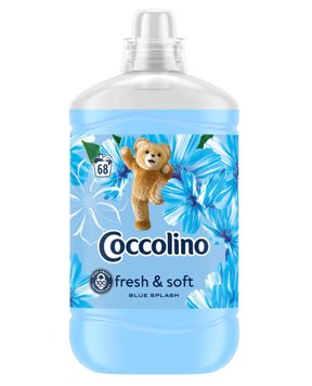 Кондиціонер для білизни Coccolino fresh&soft Blue Splash, Аромат весняних квітів, 68 прань, 1700 ml 69976957 фото