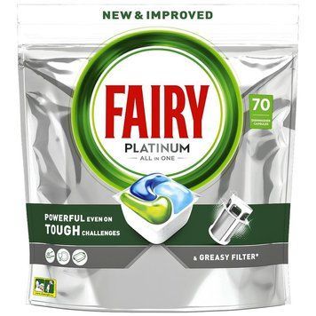 Таблетки для посудомийної машини Fairy Platinum, 70 шт. 90327774 S315 фото