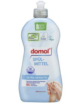 Засіб для ручного миття посуду domol Ultra Sensitiv, Для чутливої шкіри, 500 ml 00000002588 фото