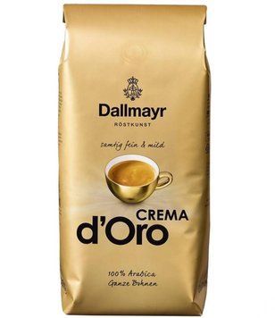 Кава в зернах Dallmayr d'Oro Crema, 100% Арабіка, 1000 g 231130 фото