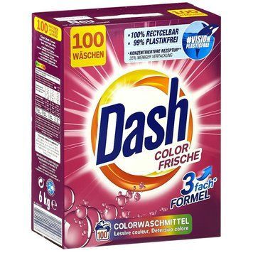 Порошок для прання Dash Color Frische, Для кольорового, 100 прань, 5 кг 00000000156 фото