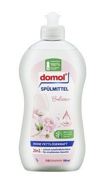 Засіб для ручного миття посуду domol Balsam, Ніжний для чутливої шкіри, 500 ml 00000003388 фото