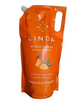 Рідке крем-мило Linda, Запаска, Манго, 1 L 00000002090 фото