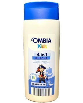 Гель для душу для дітей Ombia Kids 4in1, Чорниця, 300 ml 1594571 фото