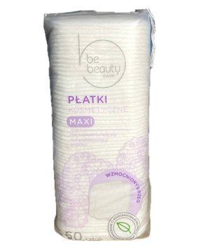 Ватні косметичні диски be beauty Maxi, Квадратні, 60 шт. 00000002739 фото