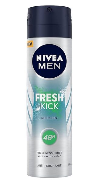 Антиперспірант-спрей для чоловіків NIVEA MEN Fresh Kick, 150 ml 00000001491 фото