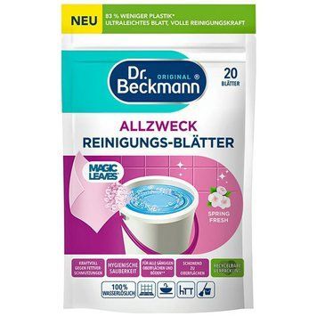Універсальні водорозчинні серветки для прибирання Dr. Beckmann Spring Fresh, 20 шт. 00000002539 фото
