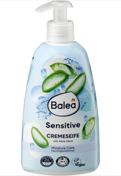 Рідке крем-мило Balea Sensitive, З алое вера, 500 ml 00000000760 фото