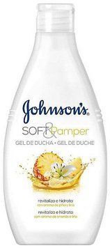 Гель для душу Johnson&rsquo;s Soft & Pamper Pineapple & Lily, Аромат ананасу та лілії, 400 ml 00000001990 фото