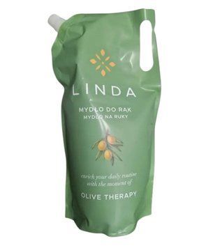 Рідке крем-мило Linda, Запаска, Оливкове, 1 L 00000002088 фото