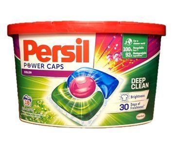 Капсули для прання Persil Power Caps Color, Для кольорового, 18 шт. 2878776 фото