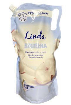 Рідке крем-мило Linda, Запаска, Бавовна, 1 L 030003655 фото