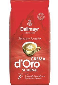 Кава в зернах Dallmayr d'Oro Crema Sch&uuml;mli, 100% Арабіка, 1000 g 230169 фото