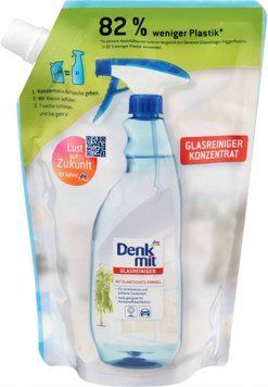 Засіб для миття вікон та дзеркал Denkmit, Запаска, 333 ml 00000000634 фото