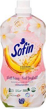 Кондиціонер для білизни Sofin Well Being - Feel Joyfull!, З ефірними олійками, 70 прань,1,4 ml 00000003092 фото