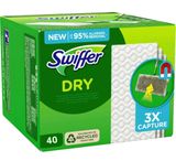 Змінні сухі серветки для швабри Swiffer DRY, Для сухого прибирання, 40 шт. 00000002242 фото