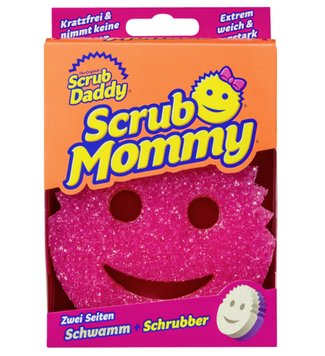 Губка для чищення Scrub Daddy Scrub Mommy doppelseitiger Schrubber + Schwamm, 1 шт. 00000002292 фото