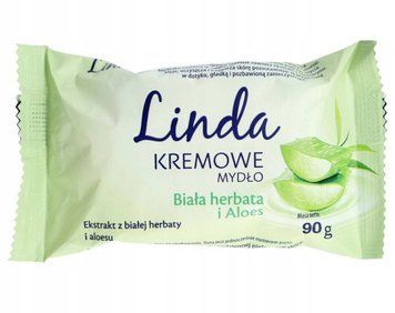 Тверде крем-мило Linda, Білий чай і алоє, 90 g 00000003142 фото