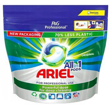 Капсули для прання Ariel Allin1 Pods Original, Універсальні, 60 шт. 00000002542 фото