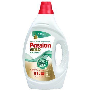 Гель для прання Passion GOLD Professional Universal Aktiv Gel, Універсальний, 51 прань, 2,04 L 00000002392 фото