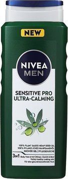 Гель для душу NIVEA Men Sensitive Pro Ultra Calming 3in1, Для чоловіків, 500 ml 00000001944 фото