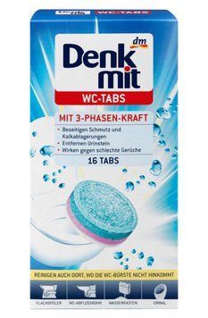 Таблетки для очищення унітазу Denkmit, 16 шт. 317383/2 фото
