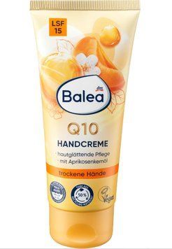 Крем для рук Balea Q10, З олією абрикосових кісточок, 100 ml 00000002294 фото