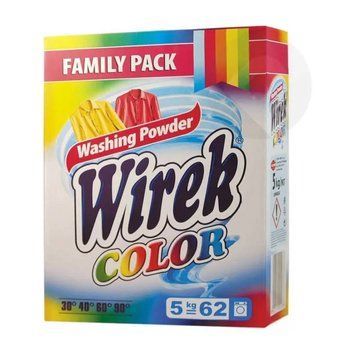 Порошок для прання Wirek Color, Для кольорового, 62 прань, 5 кг 00000000143 фото