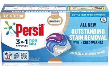 Капсули для прання Persil Non Bio 3in1, Універсальні, Для чутливої шкіри, 32 шт. 00000002194 фото