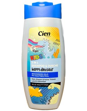 Шампунь та гель для душу Cien 2in1 Happy dinosaur, Для дітей, 400 ml 030020736 фото