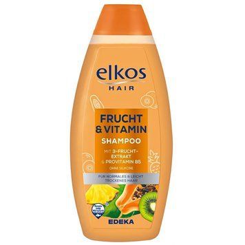Шампунь Elkos Frucht & Vitamin, Для нормального і злегка сухого волосся, 500 ml 00000001088 фото