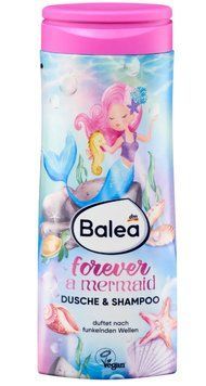 Гель для душу/шампунь Balea Kids "Forever a mermaid" 2в1, Для дітей, 300 ml 00000003544 фото