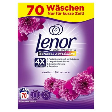 Порошок для прання Lenor Сolor Amethyst Blutentraum, Для кольорового, 70 прань, 4200 г 00000002096 фото